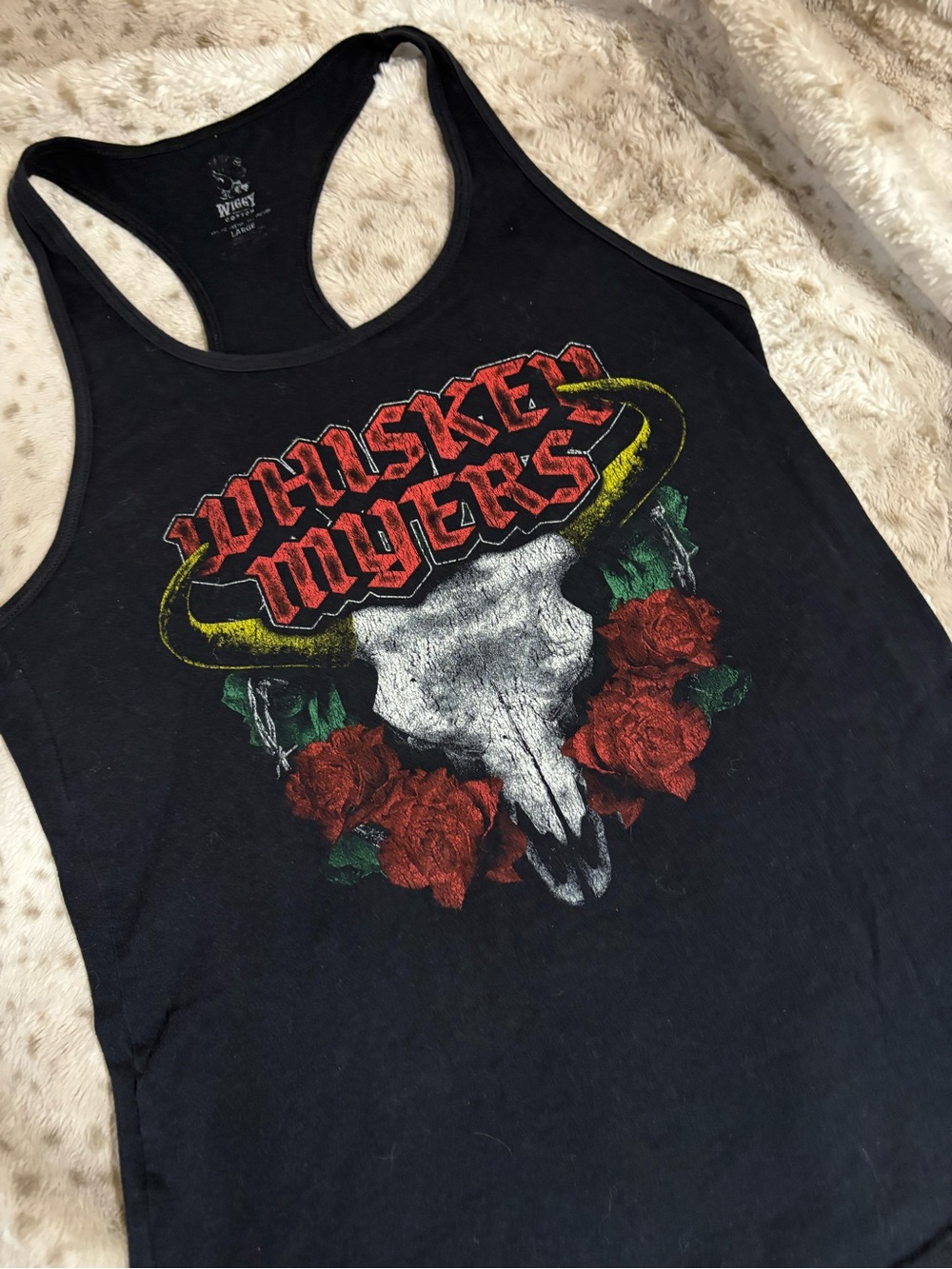Wicked Ways Black Whiskey Millers Graphic Racerback Tank - Picture 2 of 4